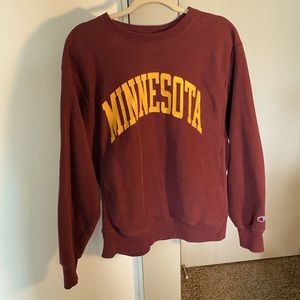 VINTAGE Champion University of Minnesota Crew Neck